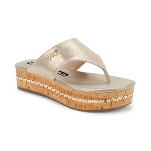 Karl‎ Lagerfeld ParisKarsyn Cork Platform Thong Sandals (Size 9.5)